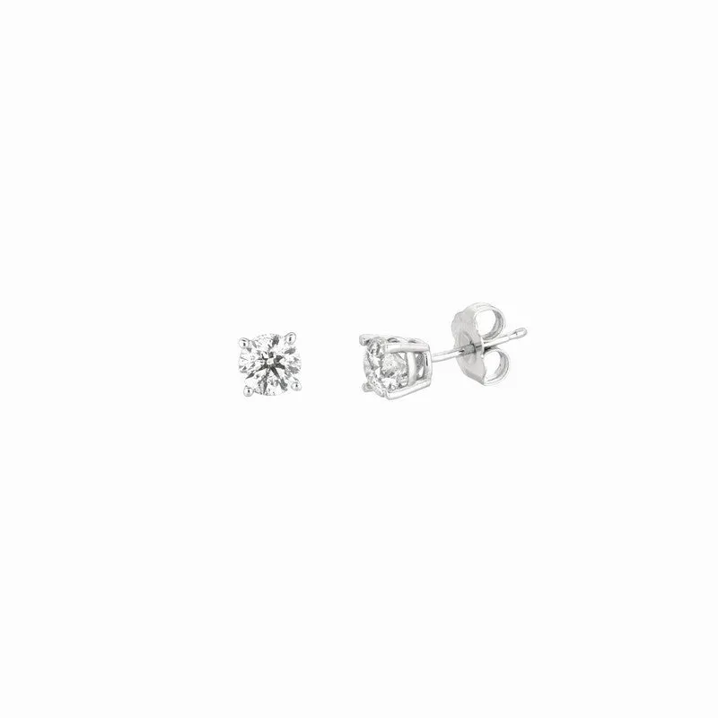 0.4 CARAT NATURAL DIAMOND STUD EARRINGS G SI 14K GOLD (0.4 CTW)