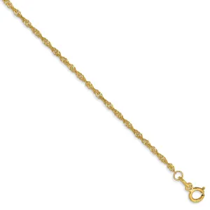14k 1.4mm Singapore Chain
