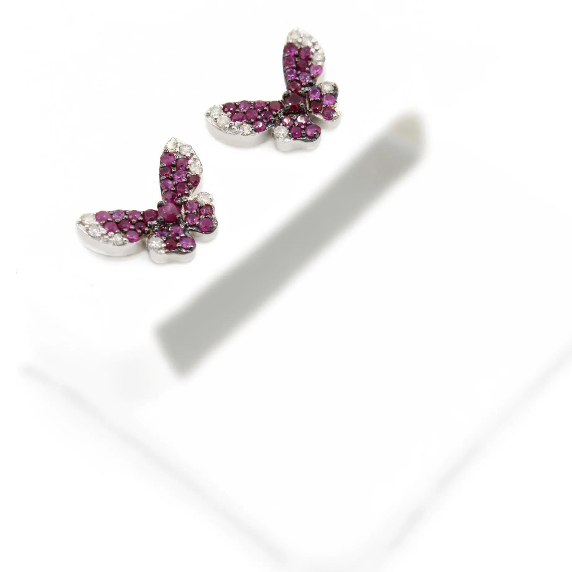 14k Butterfly 🦋Diamond Earrings White Gold JTJ™