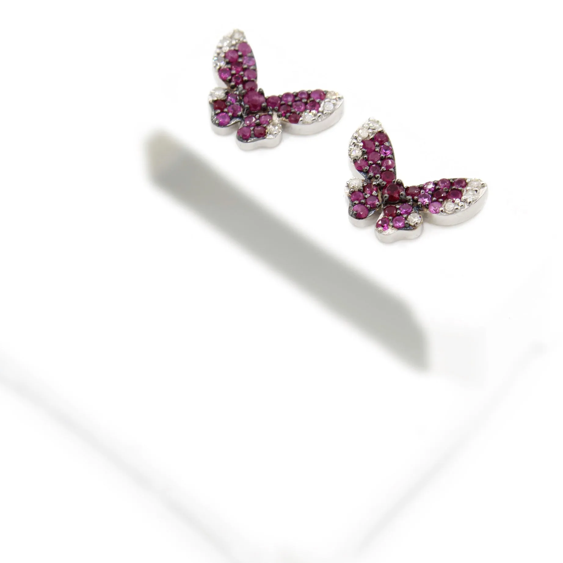 14k Butterfly 🦋Diamond Earrings White Gold JTJ™