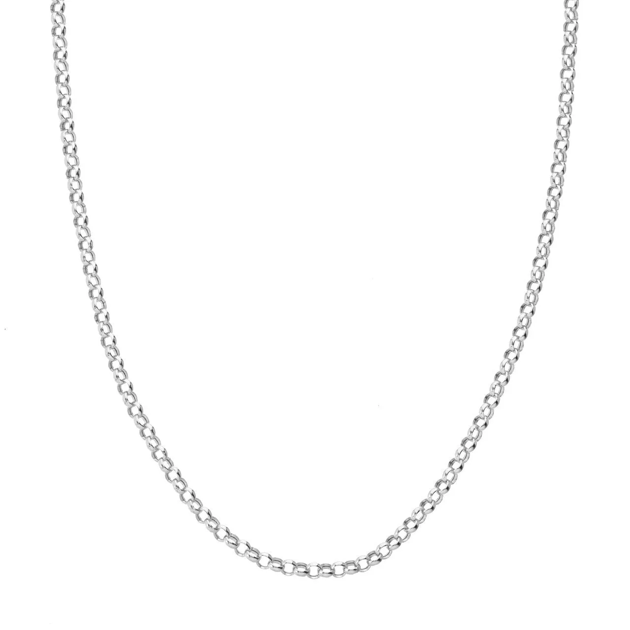 14K Gold 3.8 mm Rolo Necklace