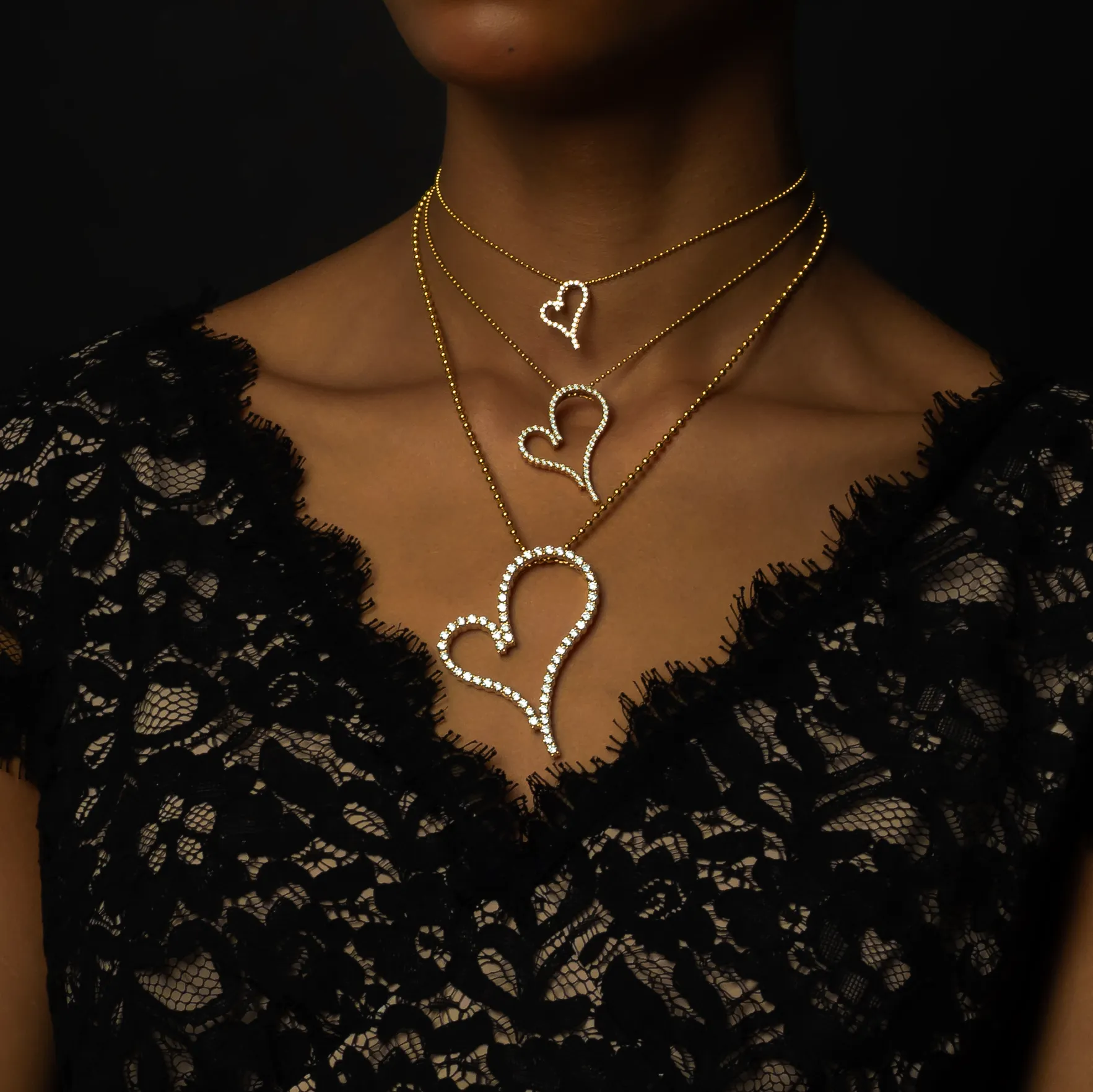 14K Gold & 1.25 TCW Lab Grown Diamond Heart Pendant