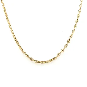 14K Gold Anchor Necklace
