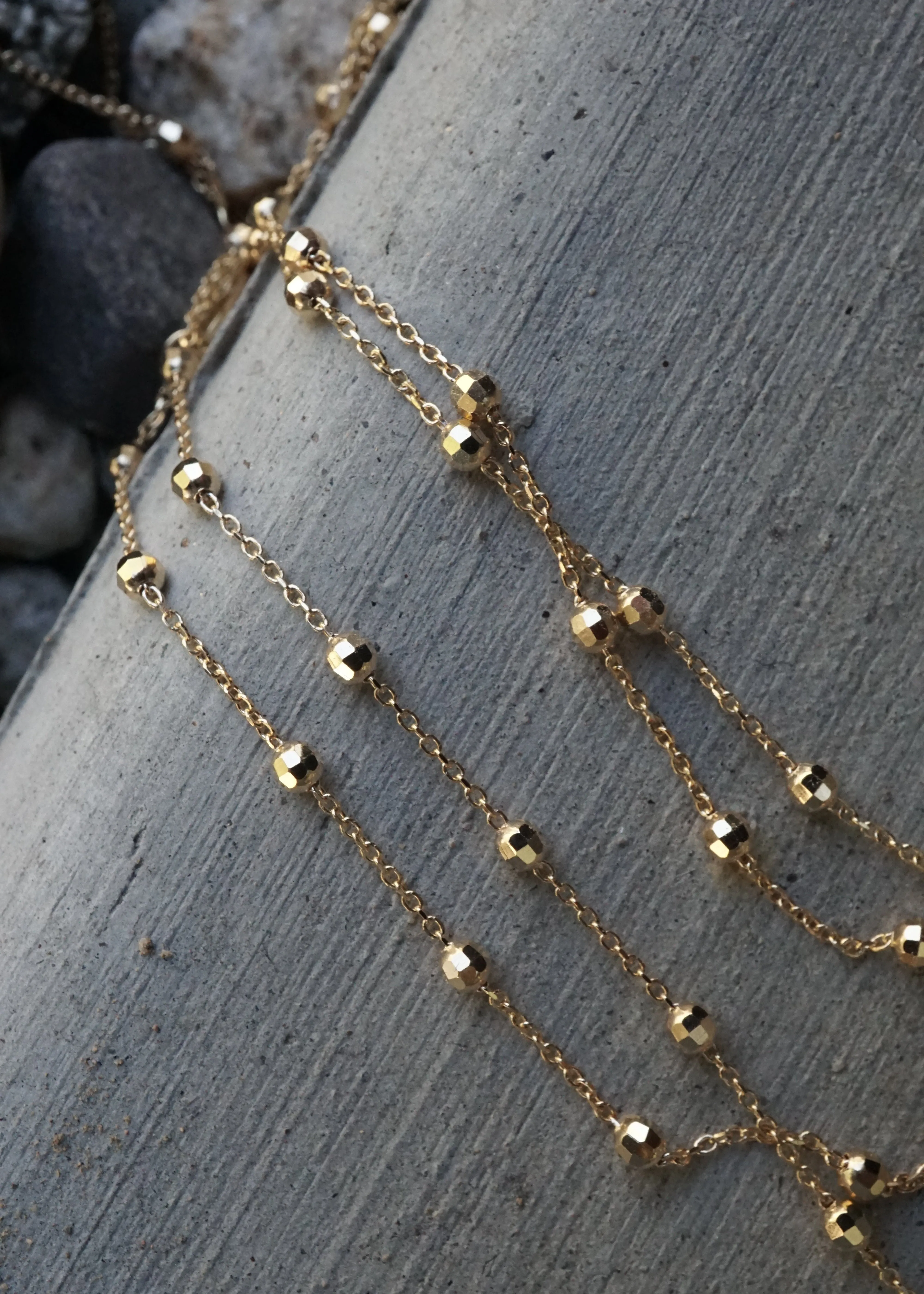 14k Gold Disco Bracelet