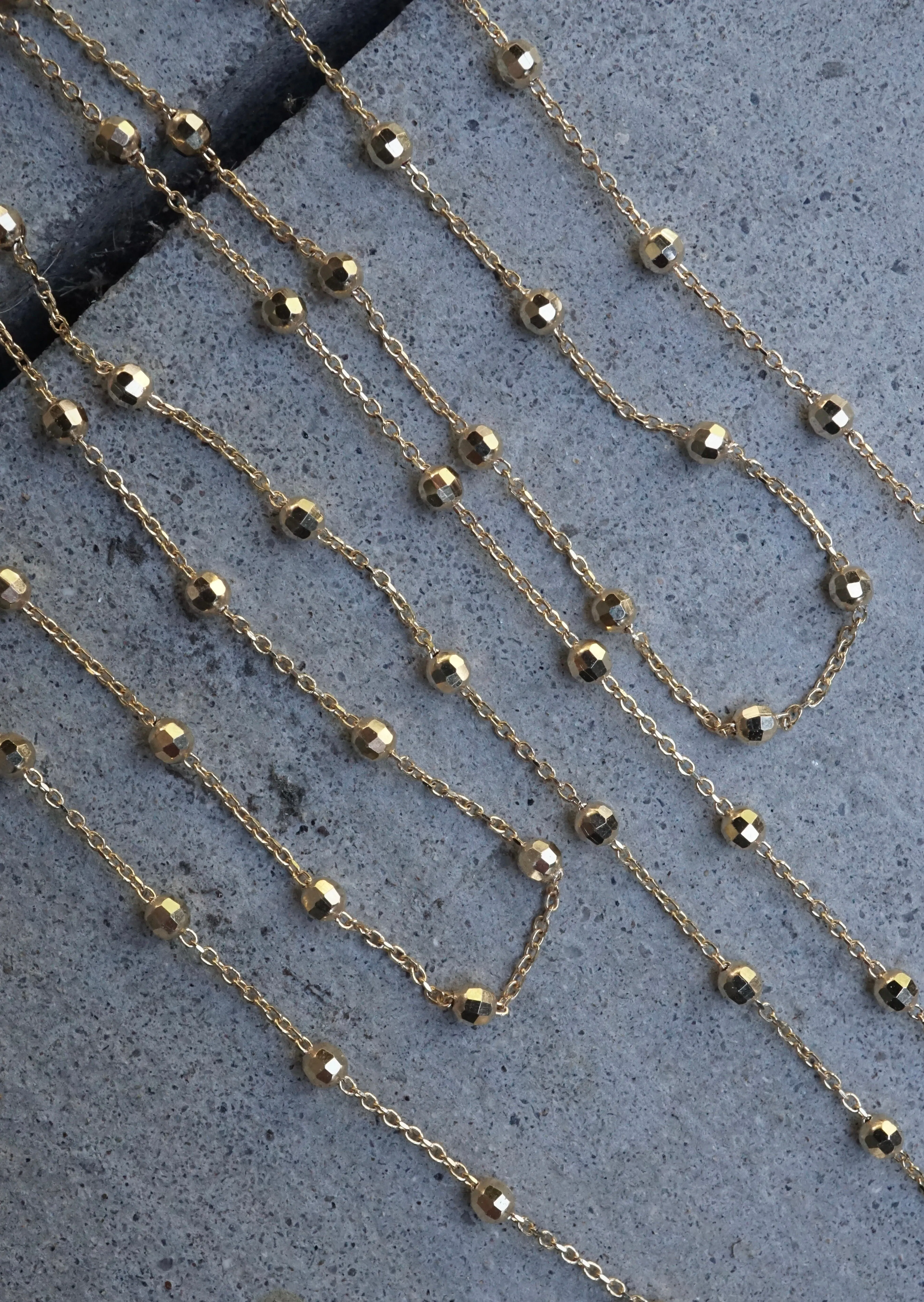 14k Gold Disco Bracelet