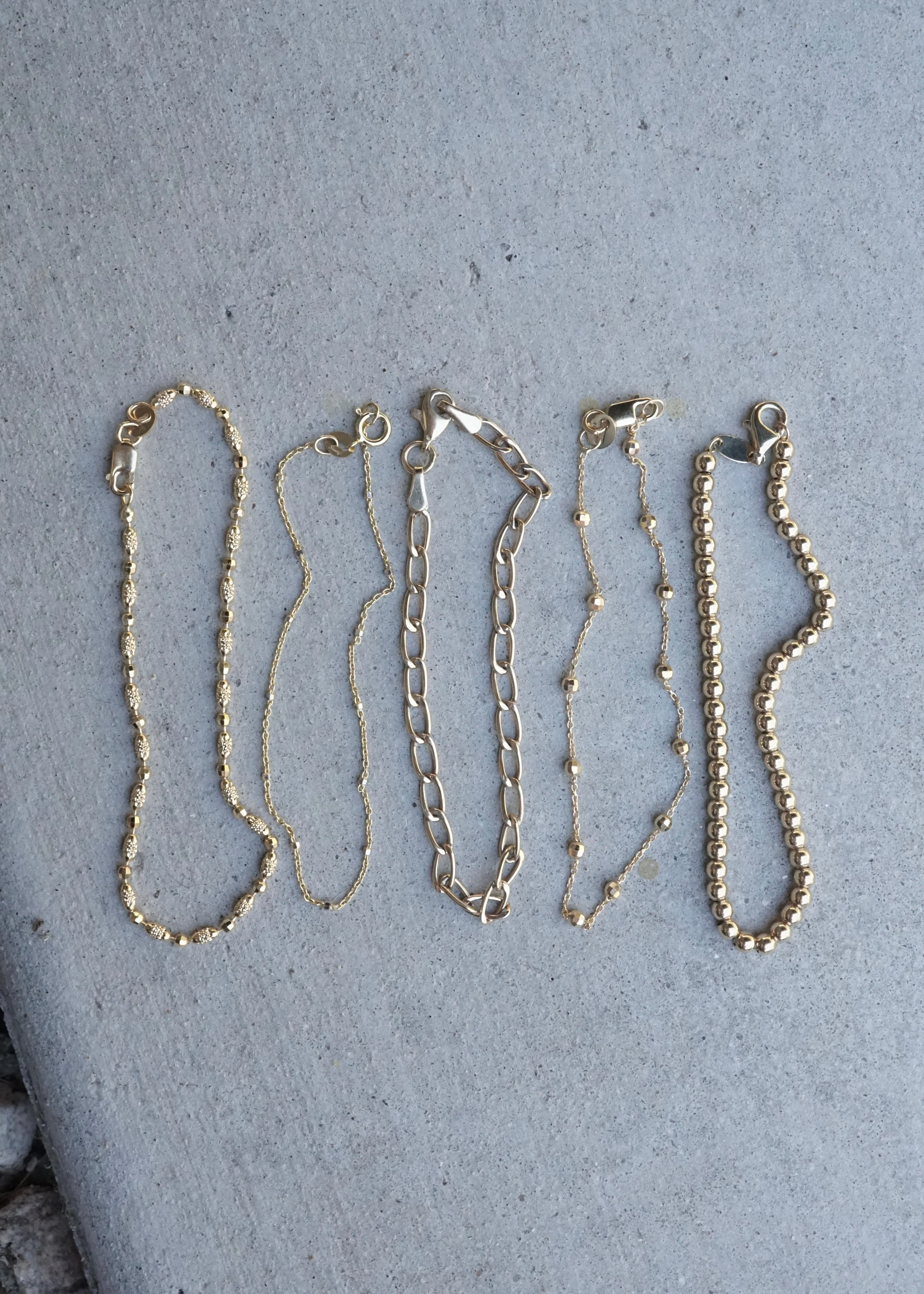 14k Gold Disco Bracelet