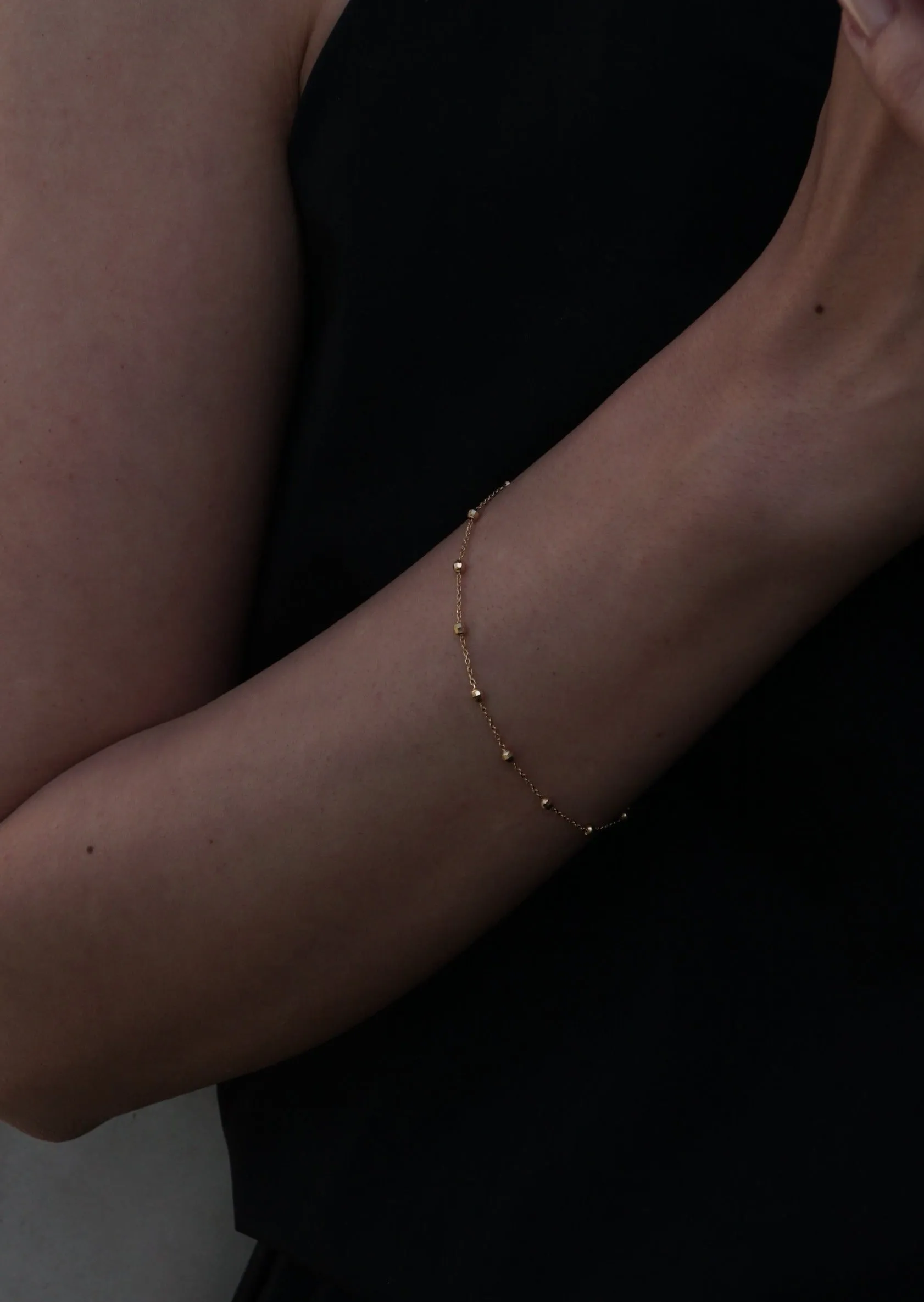 14k Gold Disco Bracelet