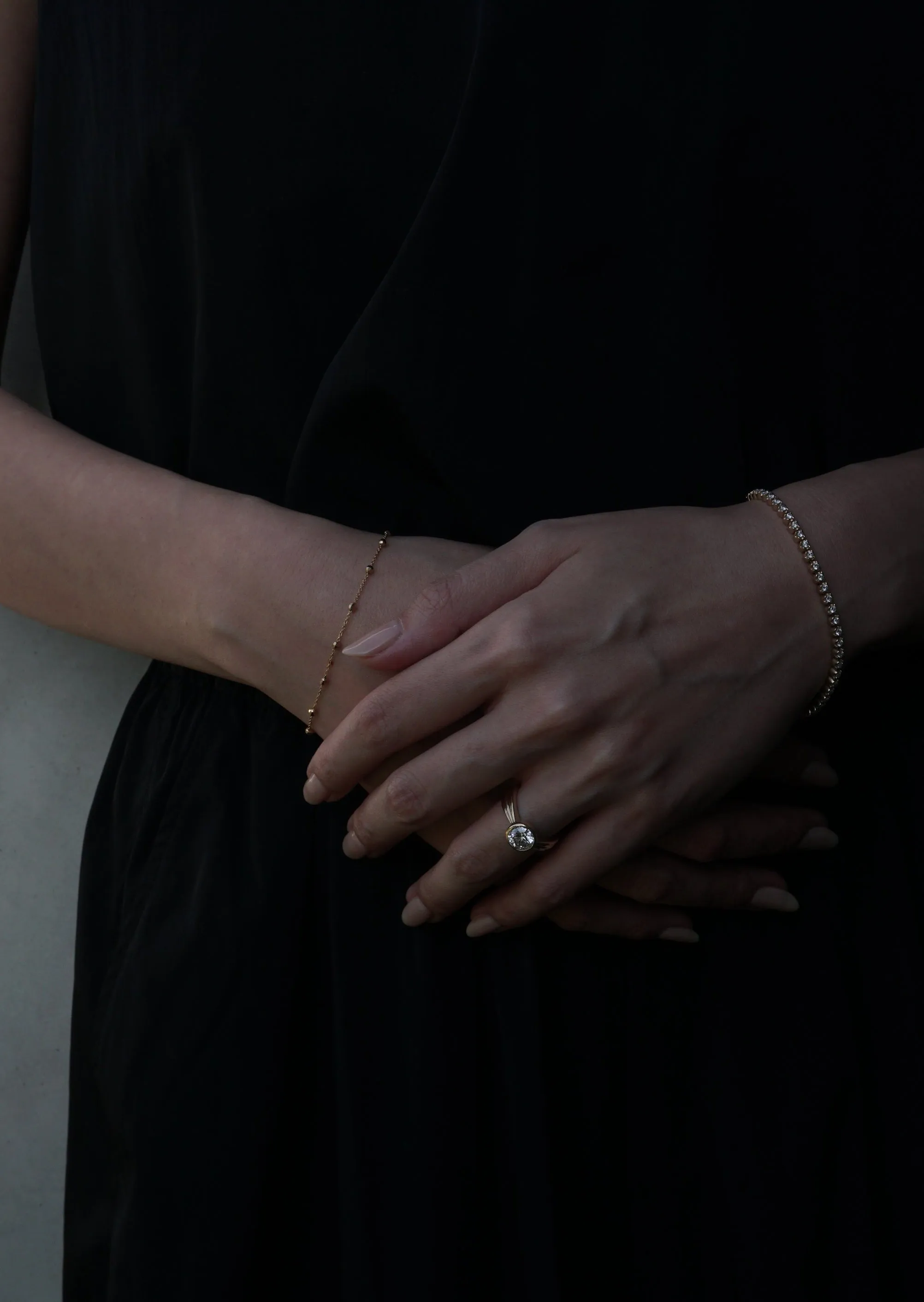 14k Gold Disco Bracelet