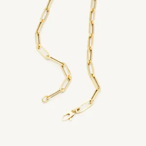 14K Gold Signature Bold Paperclip Necklace