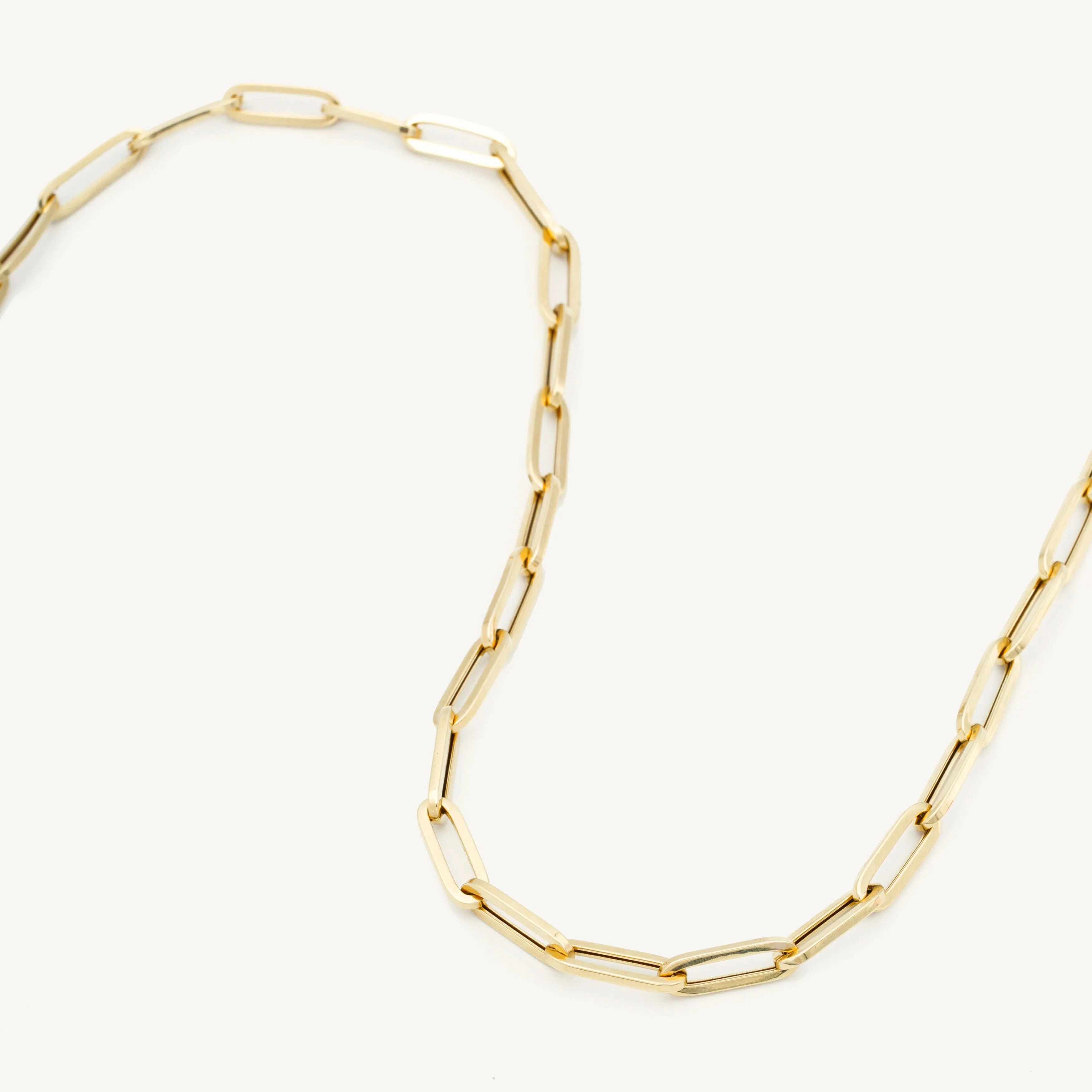 14K Gold Signature Bold Paperclip Necklace