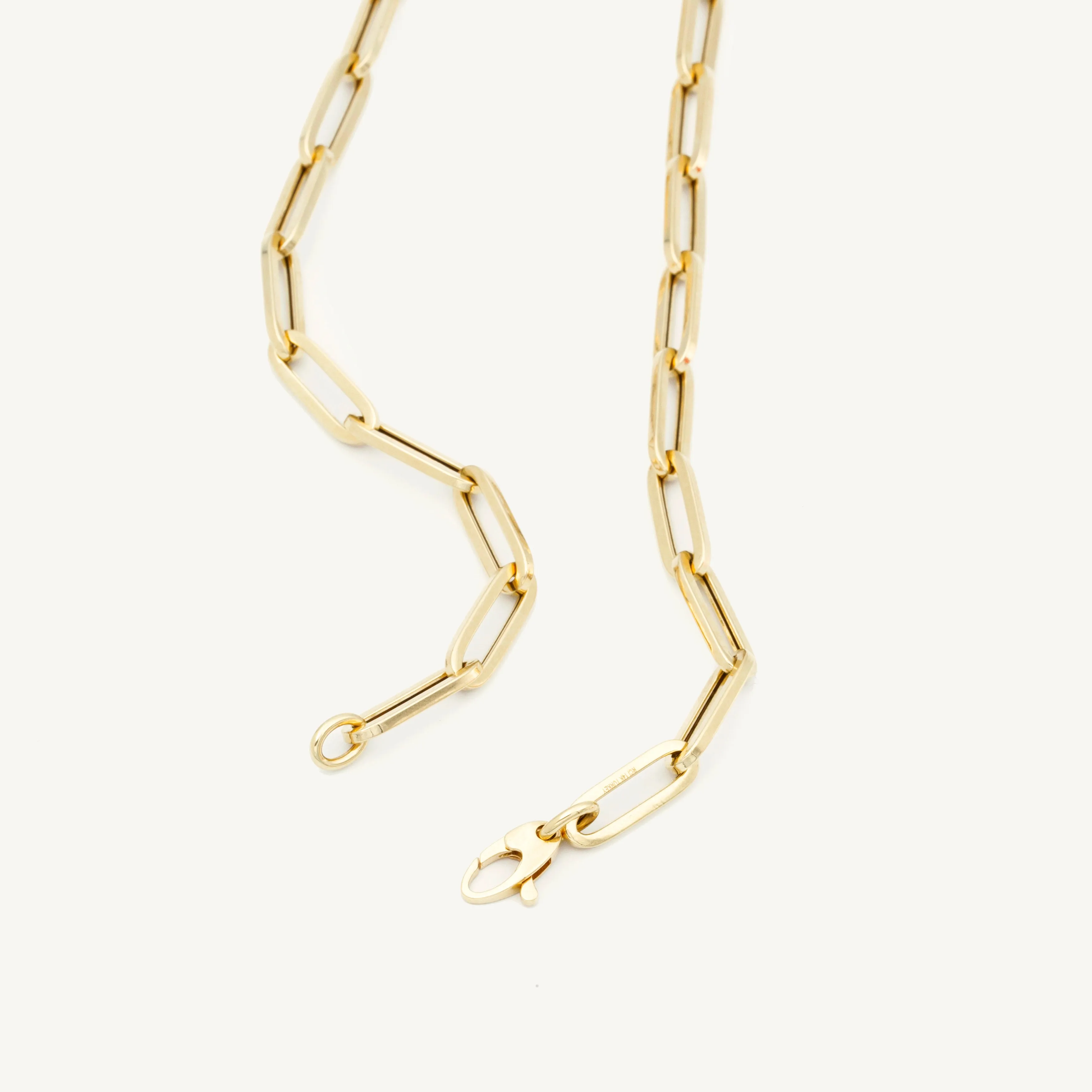 14K Gold Signature Bold Paperclip Necklace