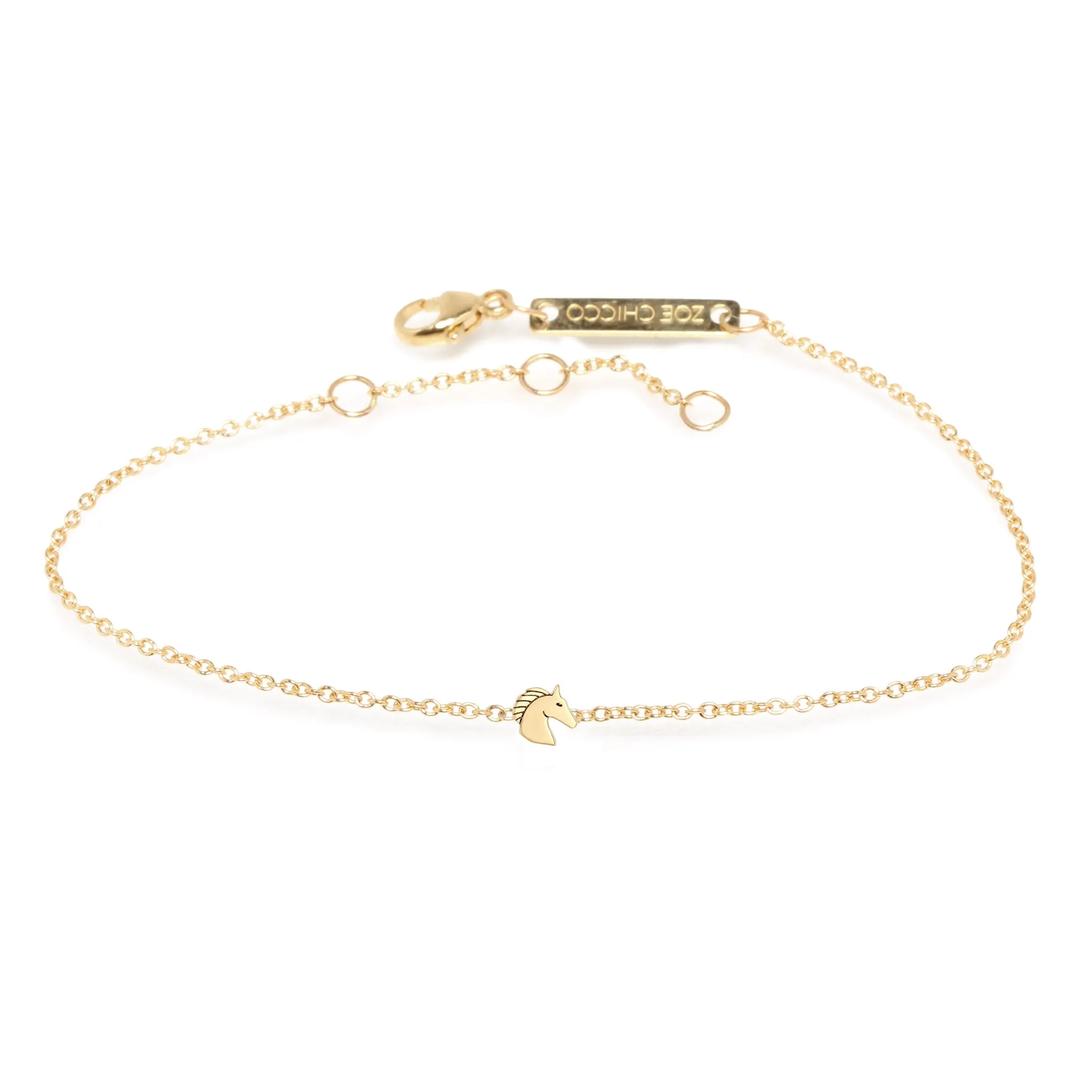 14k Itty Bitty Horse Bracelet