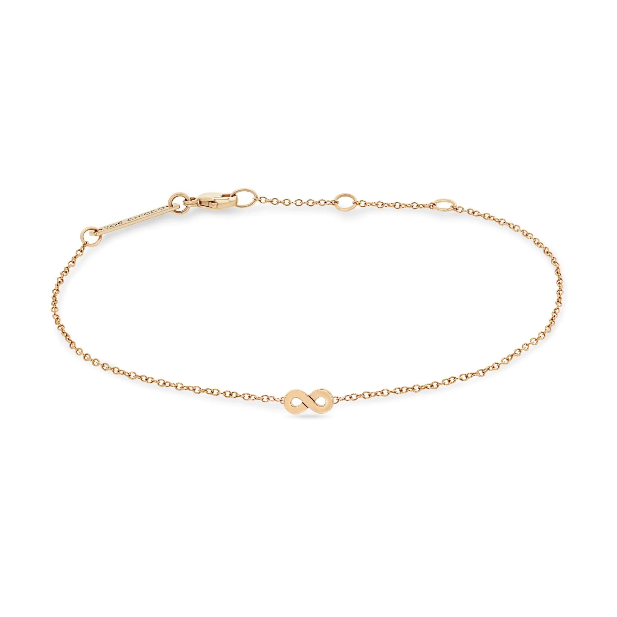 14k Itty Bitty Infinity Bracelet