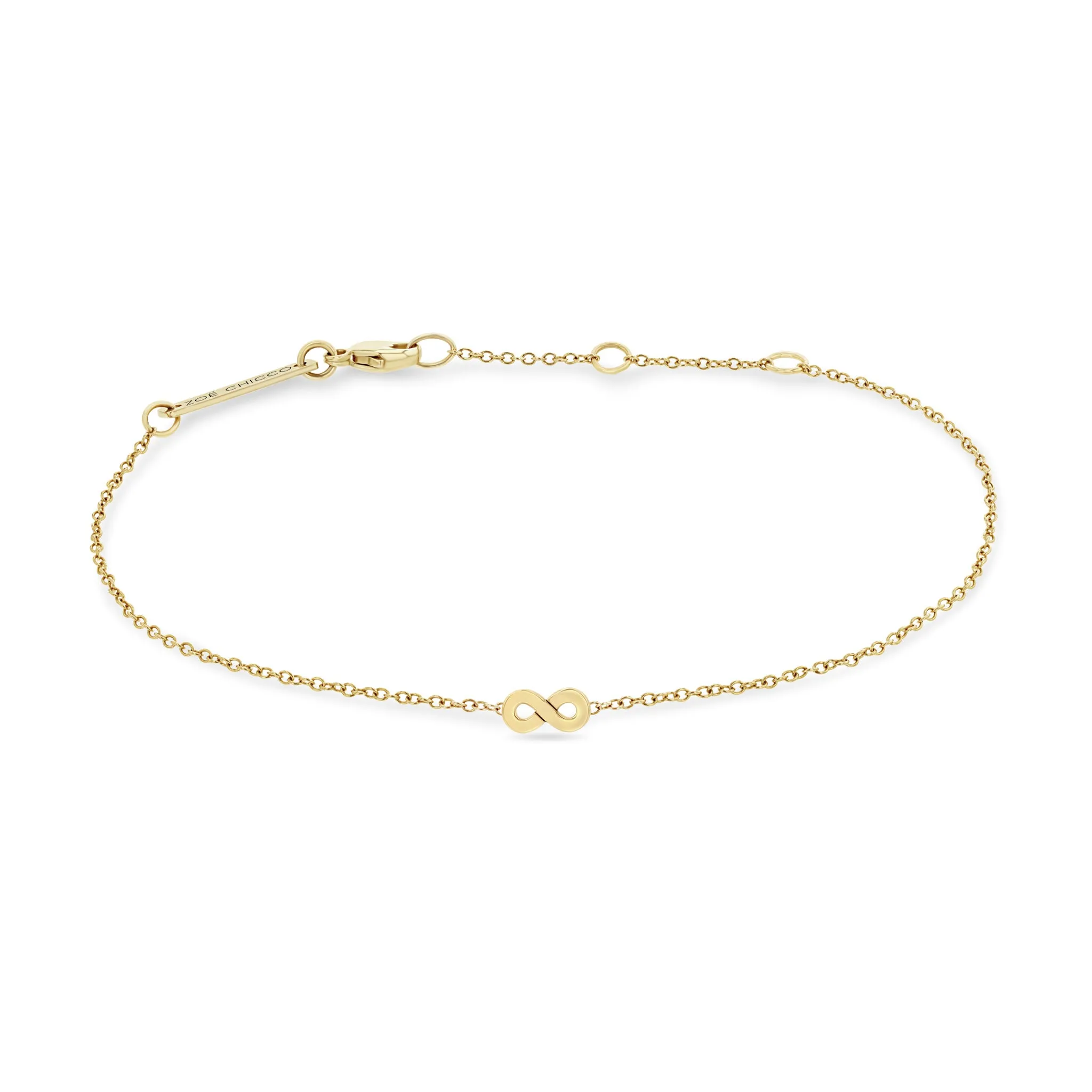 14k Itty Bitty Infinity Bracelet