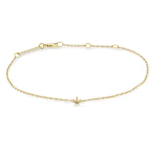 14k itty bitty mary jane bracelet