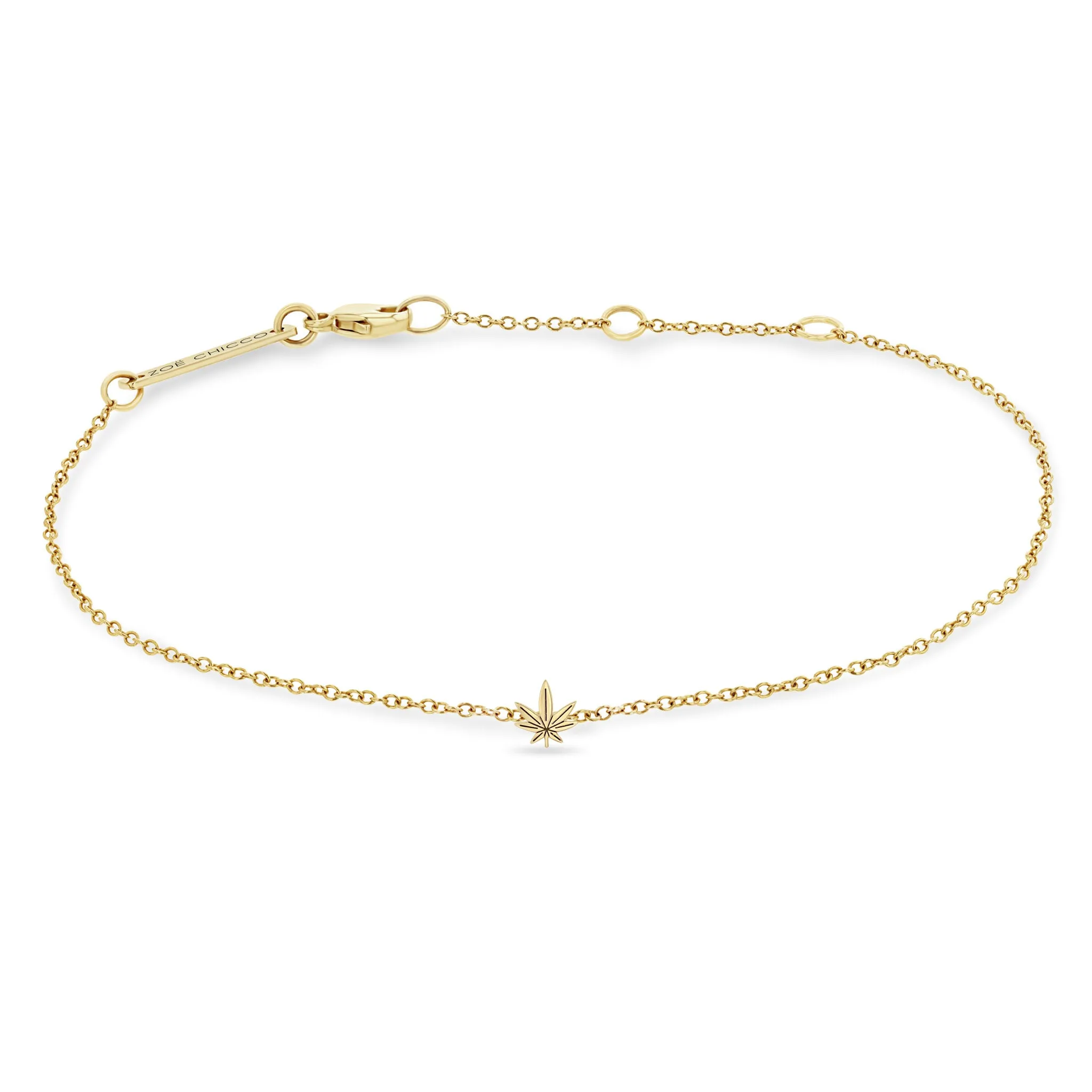 14k itty bitty mary jane bracelet
