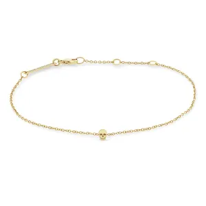14k Itty Bitty Skull Bracelet