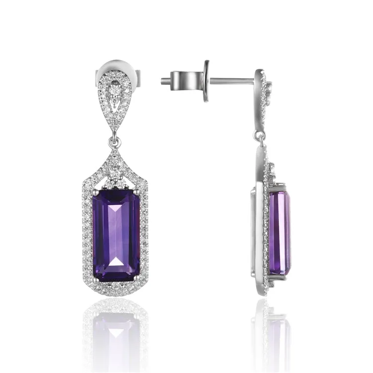 14k Vintage Style Dangle Earrings
