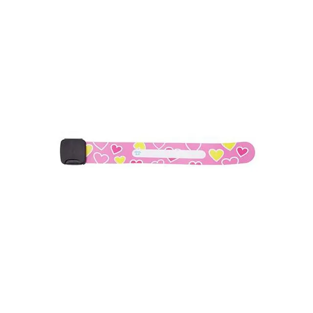 1/4pcs/Set Child Safety Identification Wristband Variety of Designs and Colours Fully Adjustable Band Reusable Safety Wristband