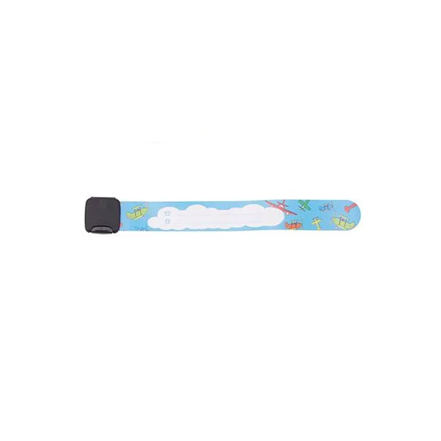 1/4pcs/Set Child Safety Identification Wristband Variety of Designs and Colours Fully Adjustable Band Reusable Safety Wristband