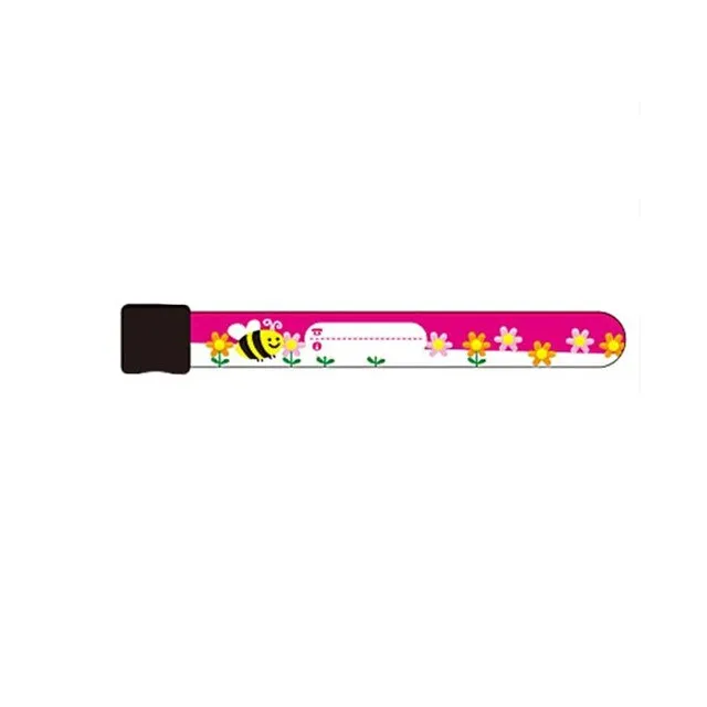 1/4pcs/Set Child Safety Identification Wristband Variety of Designs and Colours Fully Adjustable Band Reusable Safety Wristband