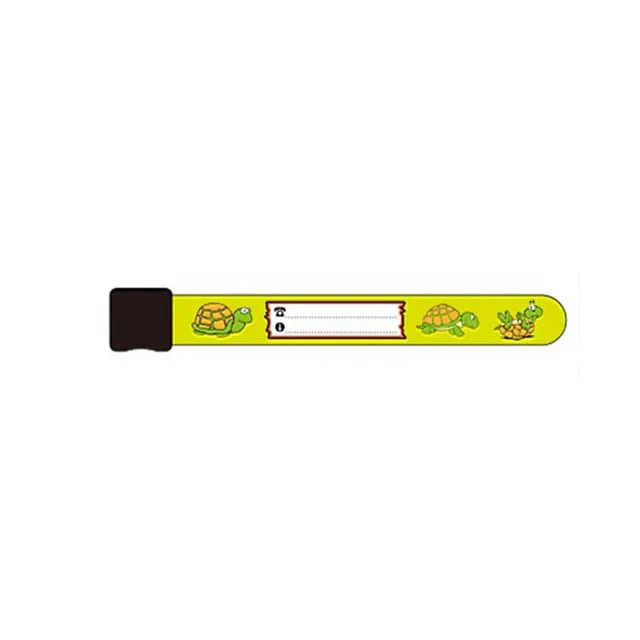 1/4pcs/Set Child Safety Identification Wristband Variety of Designs and Colours Fully Adjustable Band Reusable Safety Wristband