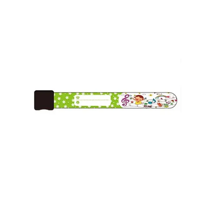 1/4pcs/Set Child Safety Identification Wristband Variety of Designs and Colours Fully Adjustable Band Reusable Safety Wristband