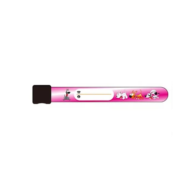 1/4pcs/Set Child Safety Identification Wristband Variety of Designs and Colours Fully Adjustable Band Reusable Safety Wristband