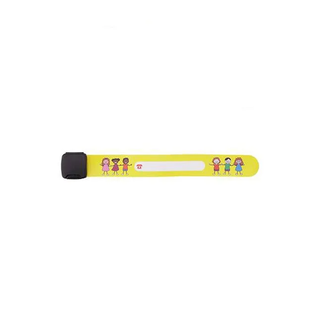 1/4pcs/Set Child Safety Identification Wristband Variety of Designs and Colours Fully Adjustable Band Reusable Safety Wristband