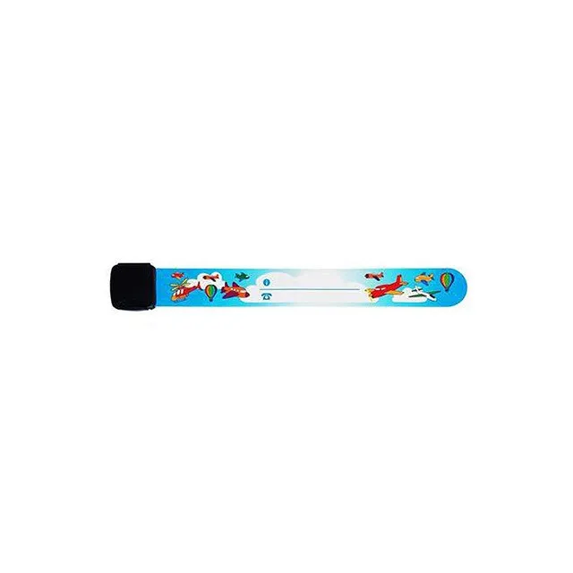 1/4pcs/Set Child Safety Identification Wristband Variety of Designs and Colours Fully Adjustable Band Reusable Safety Wristband