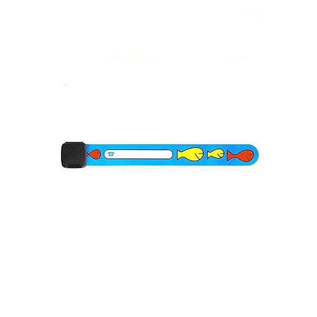 1/4pcs/Set Child Safety Identification Wristband Variety of Designs and Colours Fully Adjustable Band Reusable Safety Wristband