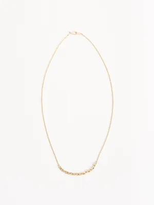 18k gold link necklace