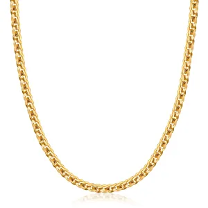 18k Gold Plated Miami Cuban Necklace 4mm Thick