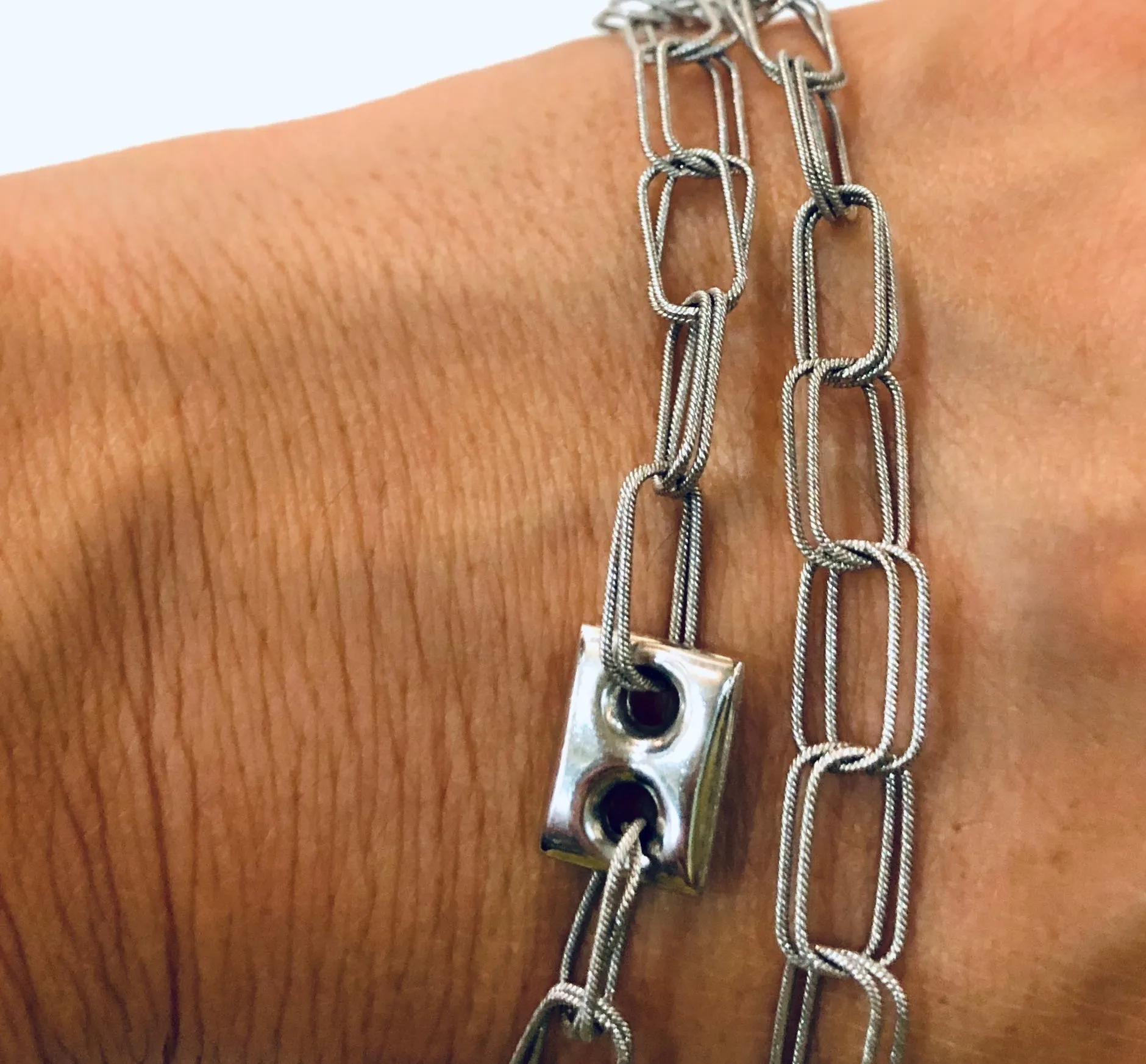 18K Open Link Chain