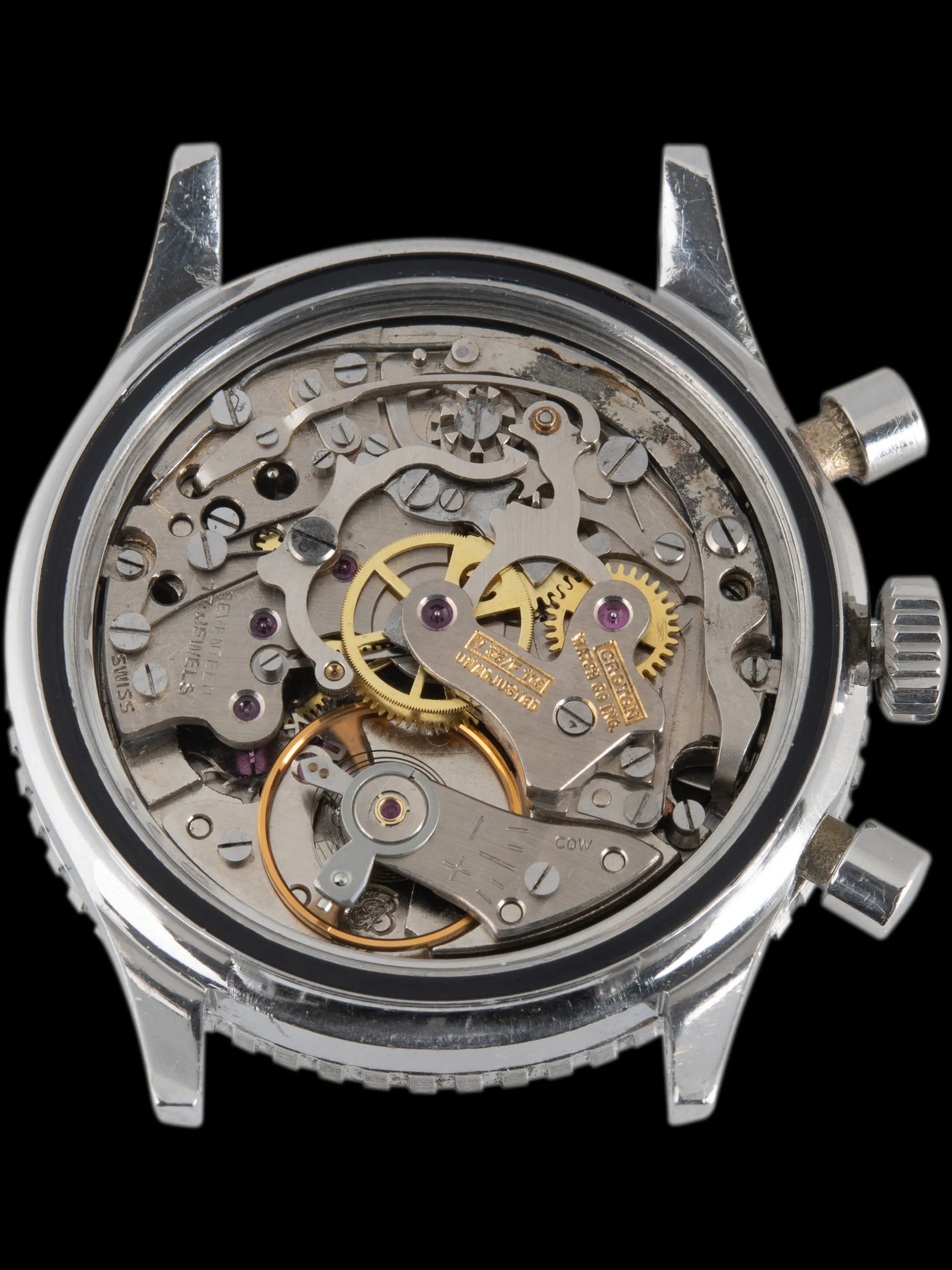 1960s Croton Chronomaster Aviator Sea Diver (Ref. 105) Valjoux Cal. 92