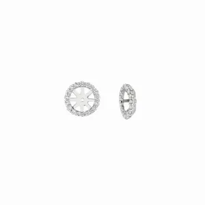 2 – 1/4CT DIAMOND JACKET EARRINGS 14K GOLD (0.35 CTW)