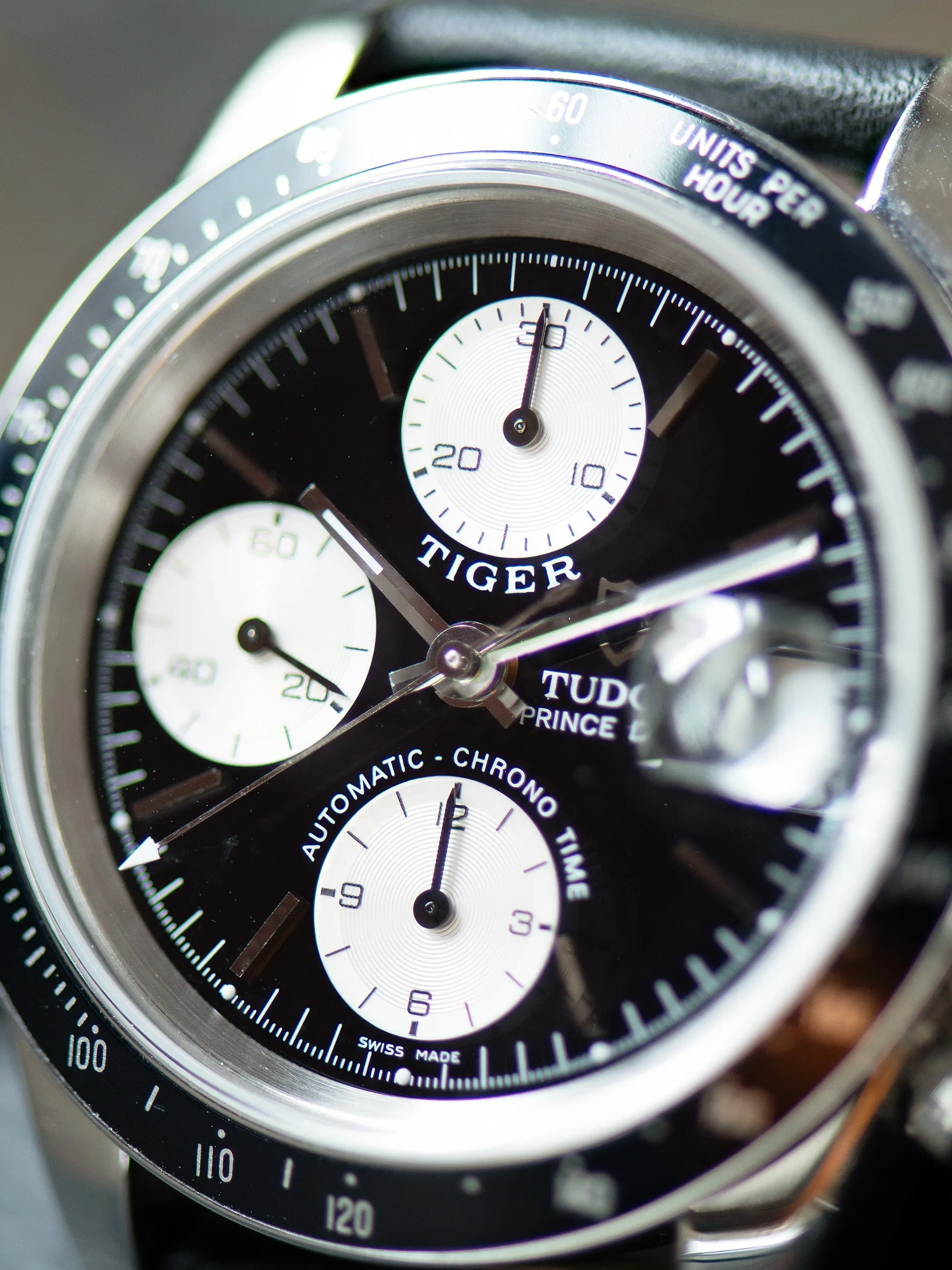 2000 Tudor "Tiger" Chronograph (Ref. 79260P) Black Dial