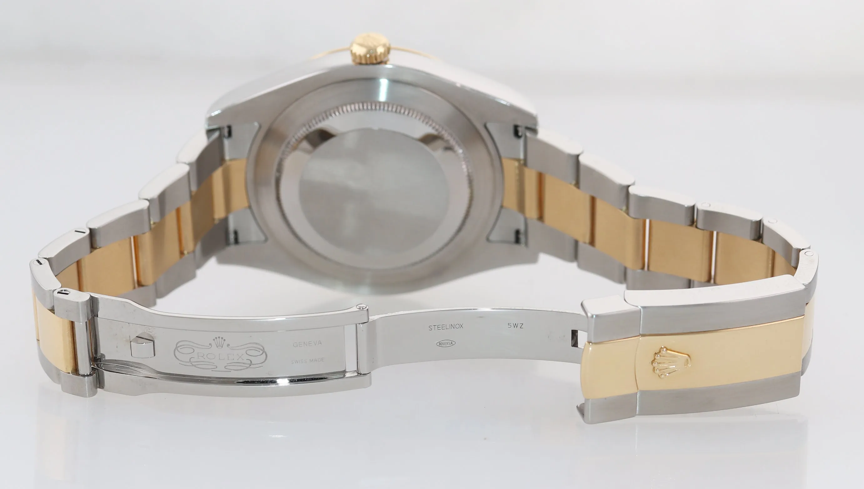 2017 Rolex Datejust II 2 116333 41mm Two-Tone Gold Steel Black Arabic Watch