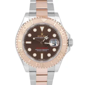 2021 NEW CARD Rolex Yacht-Master 18K Rose Gold Brown Chocolate 40mm 126621 B P