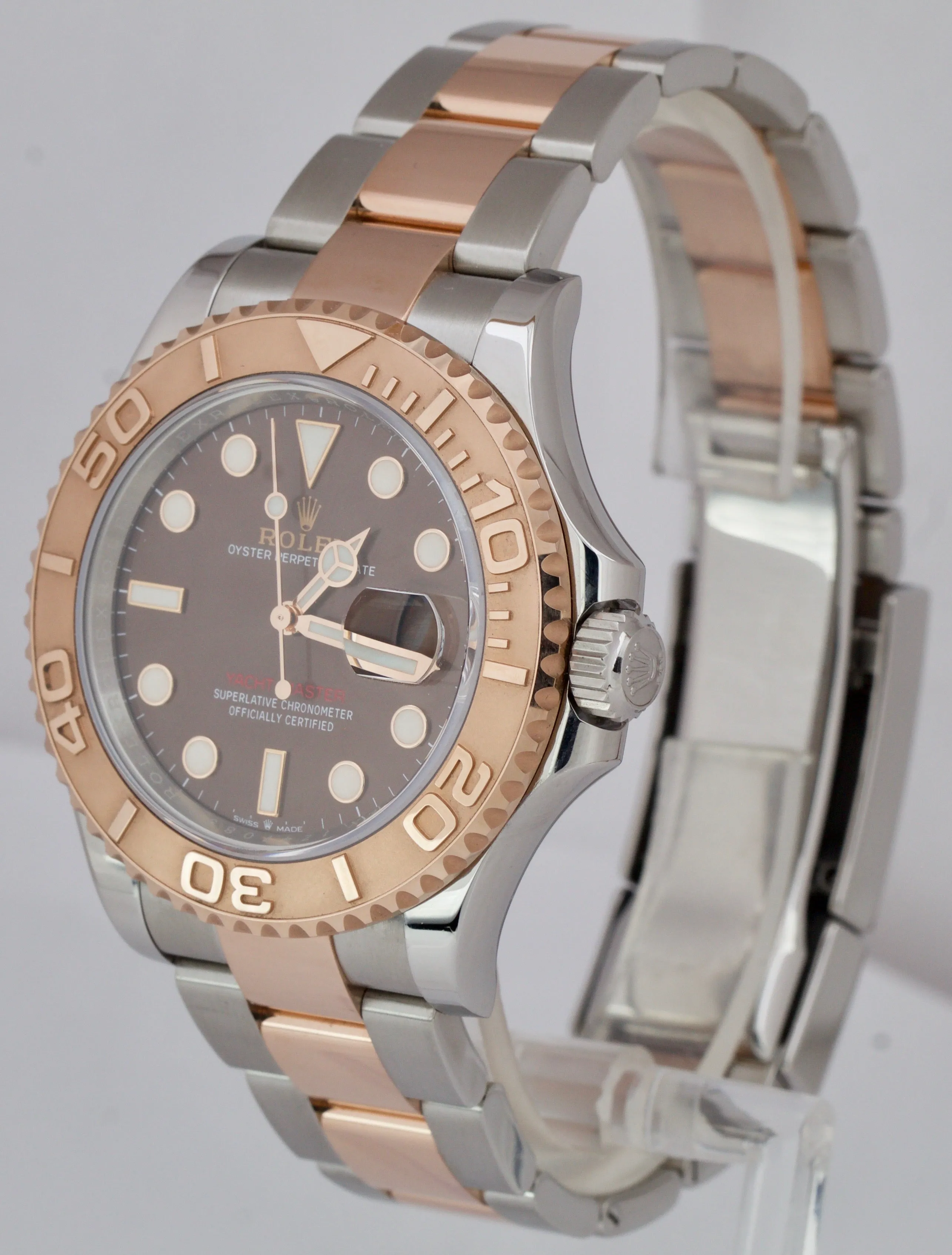 2021 NEW CARD Rolex Yacht-Master 18K Rose Gold Brown Chocolate 40mm 126621 B P