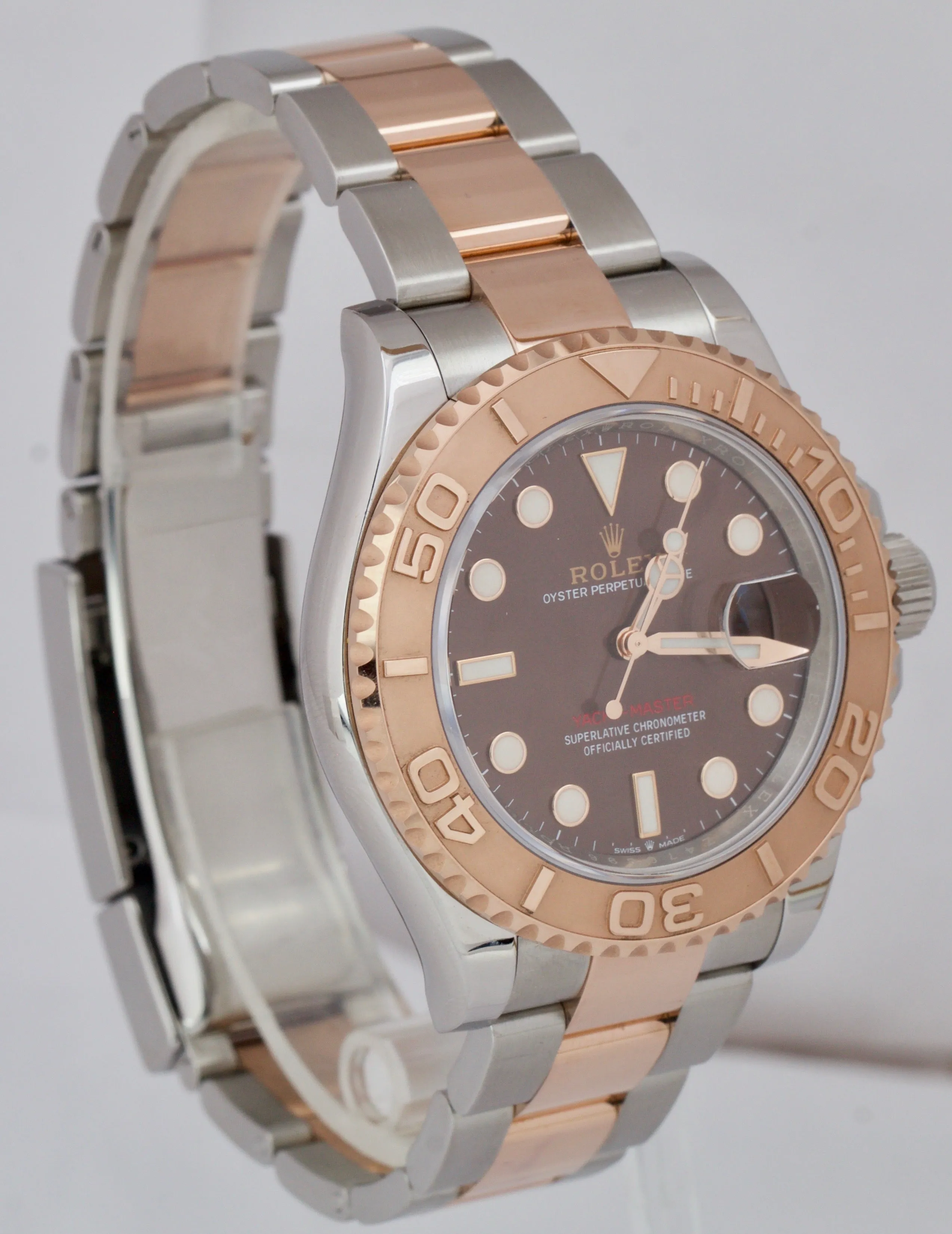 2021 NEW CARD Rolex Yacht-Master 18K Rose Gold Brown Chocolate 40mm 126621 B P