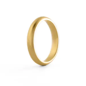 3mm Wedding Band Comfort Fit 14K Gold