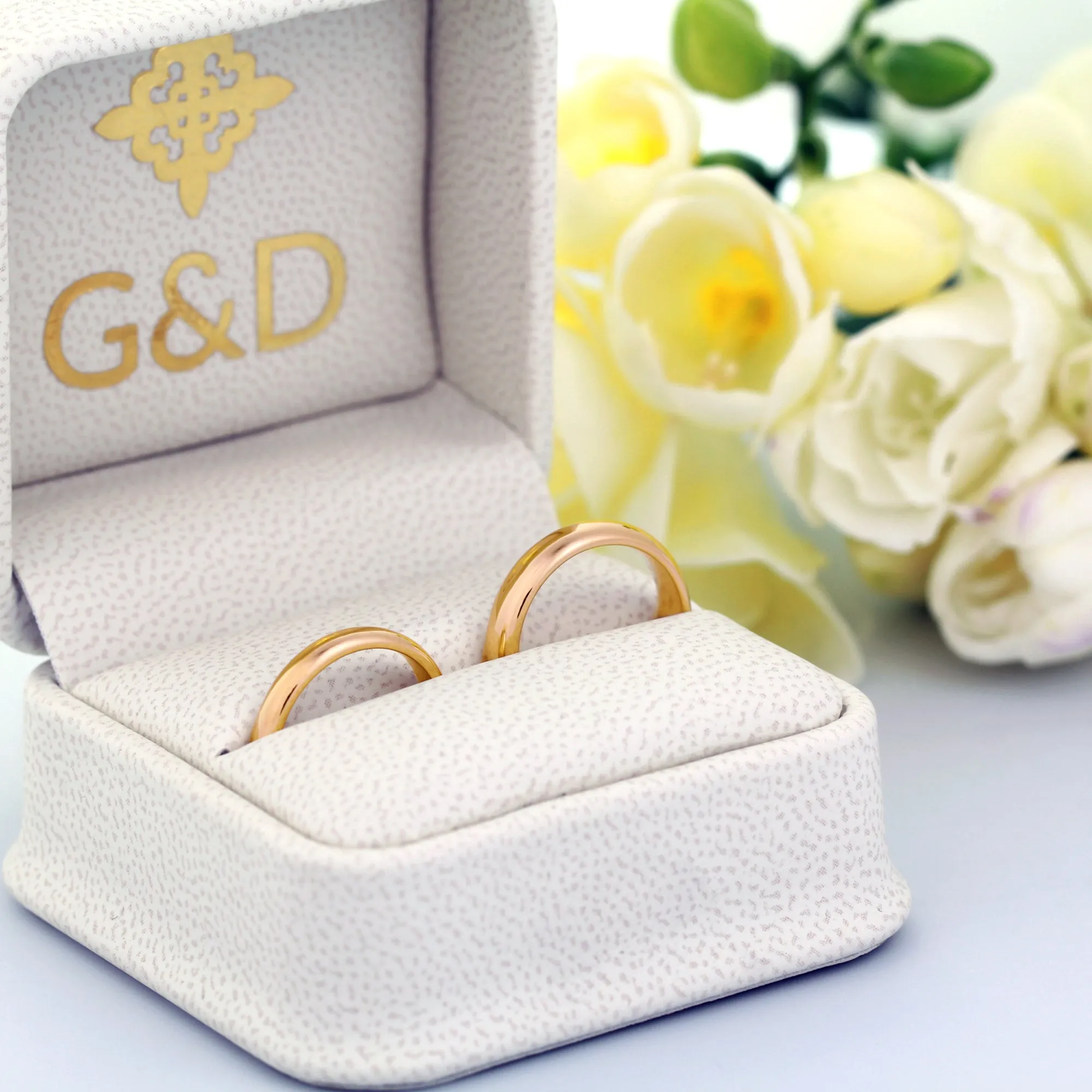 3mm Wedding Band Comfort Fit 14K Gold