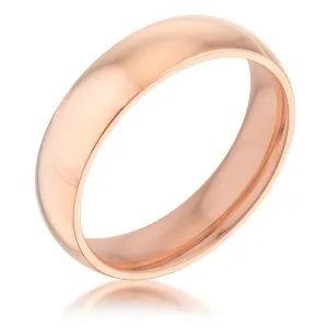 5 mm IPG Rose Gold Stainless Steel Band