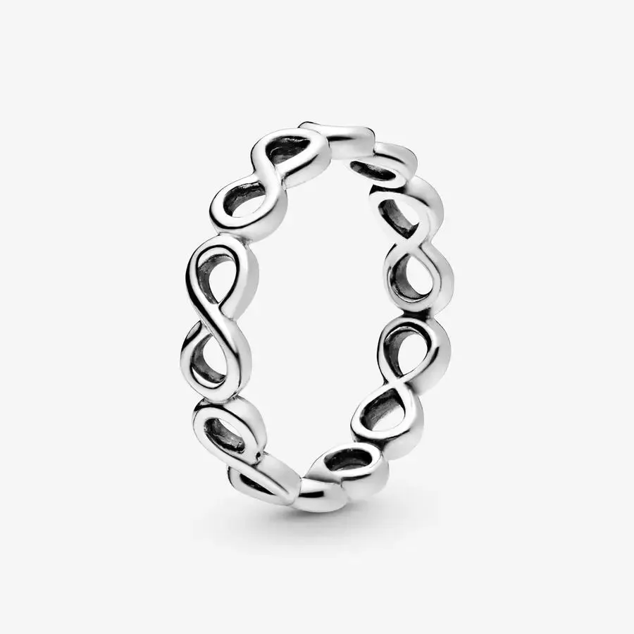 925 Silver Stackable Love Heart Crown Ring For Women Original Silver 925 Rings Brand Jewelry Gift