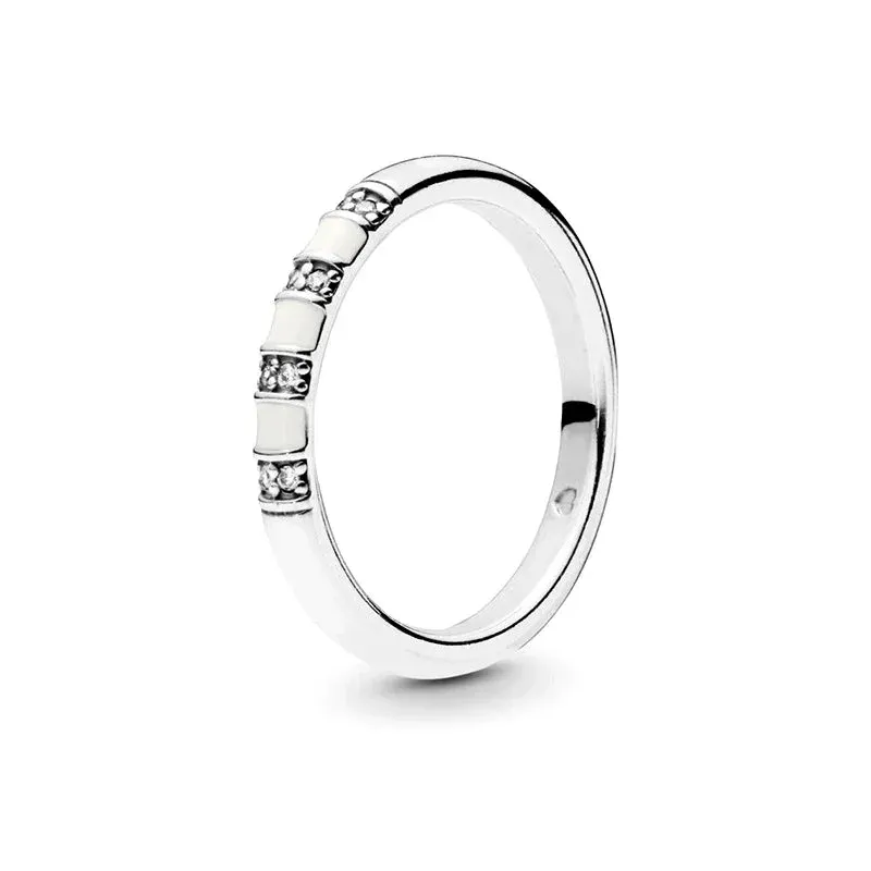 925 Silver Stackable Love Heart Crown Ring For Women Original Silver 925 Rings Brand Jewelry Gift
