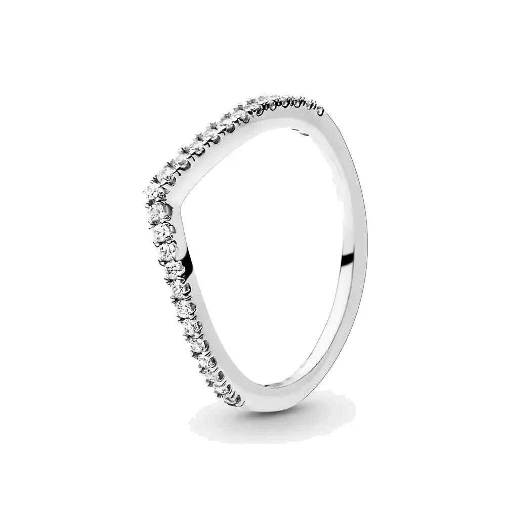 925 Silver Stackable Love Heart Crown Ring For Women Original Silver 925 Rings Brand Jewelry Gift