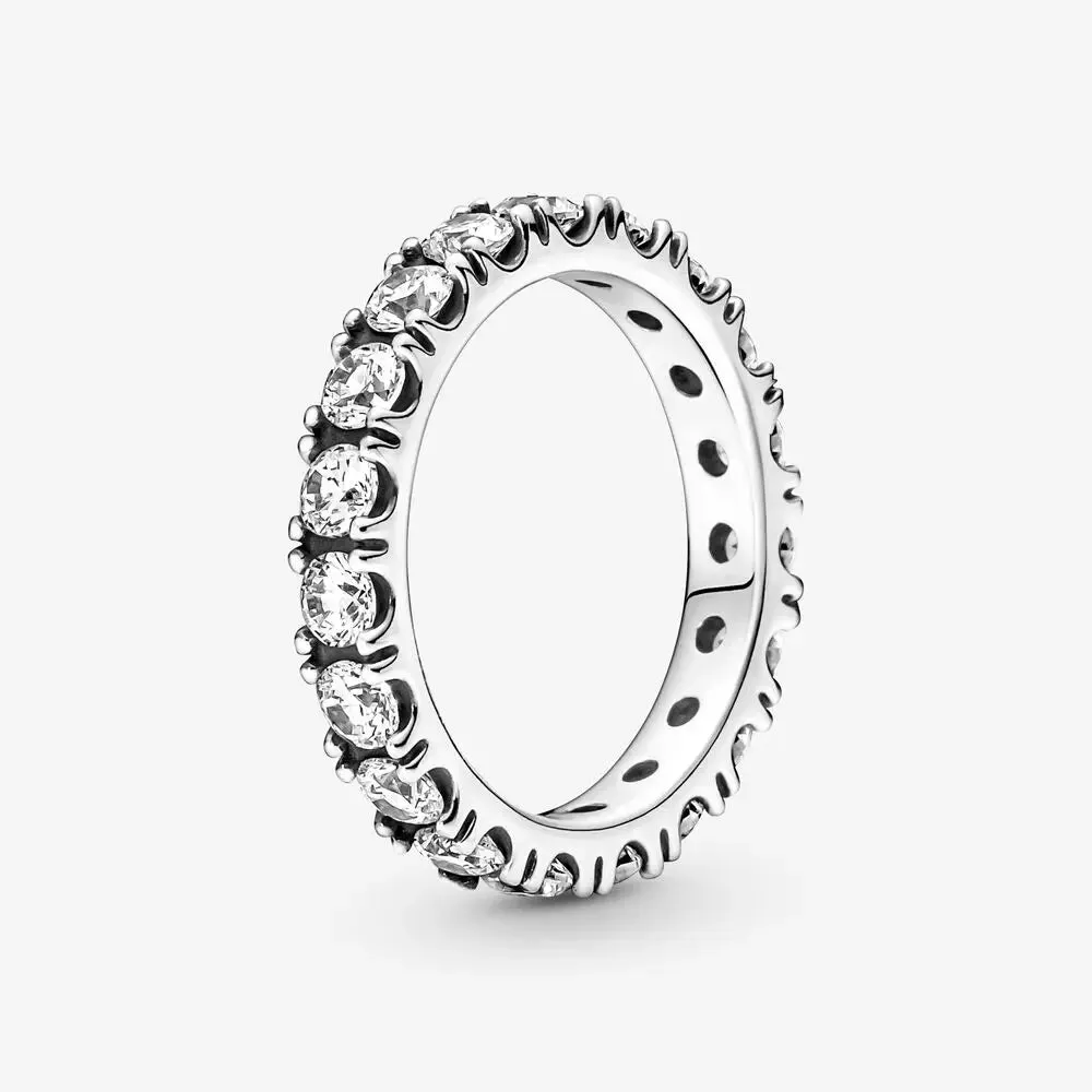 925 Silver Stackable Love Heart Crown Ring For Women Original Silver 925 Rings Brand Jewelry Gift