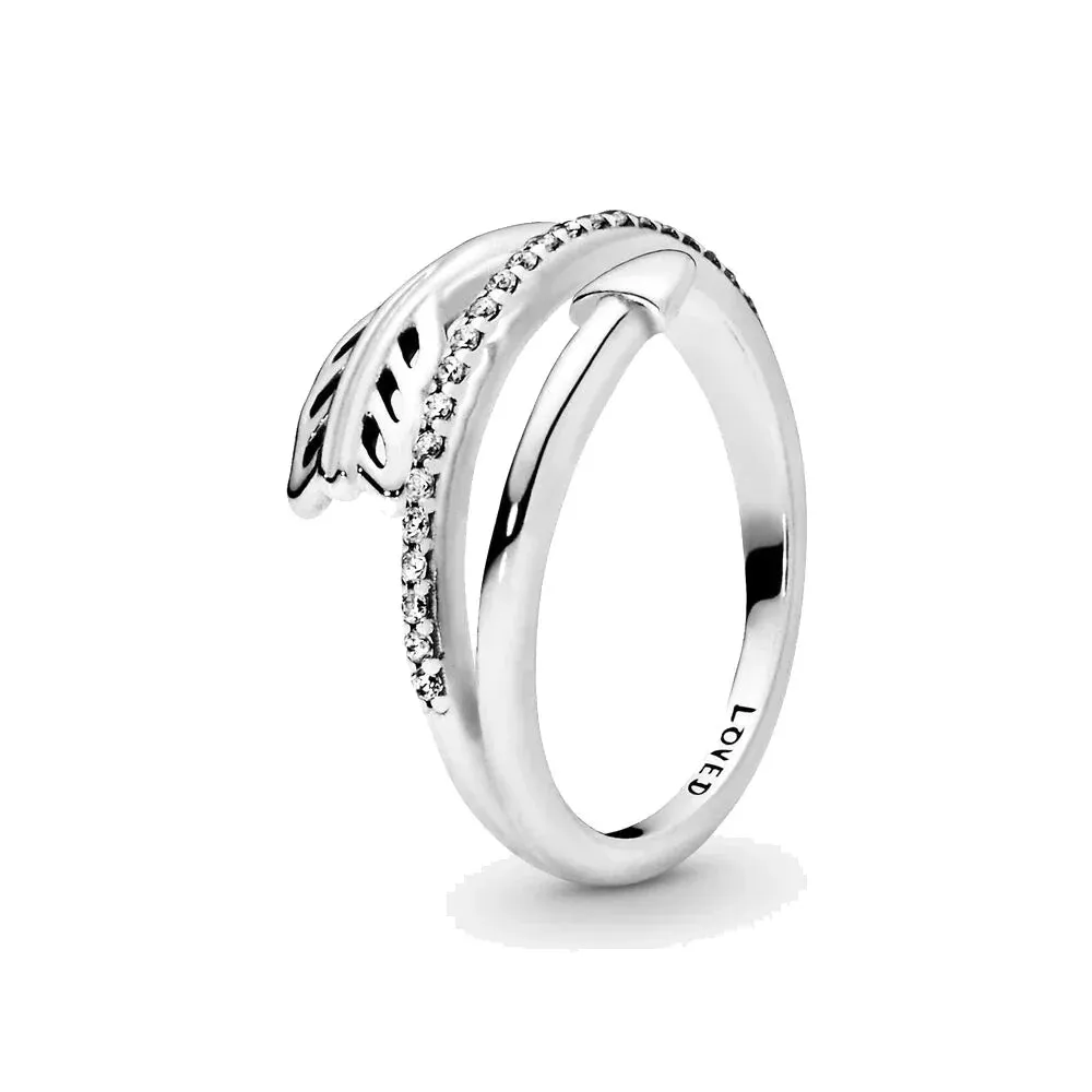 925 Silver Stackable Love Heart Crown Ring For Women Original Silver 925 Rings Brand Jewelry Gift