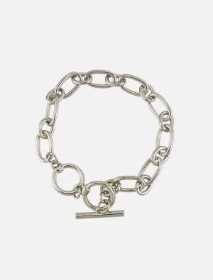 Aarna Chain Bracelet - Sliver